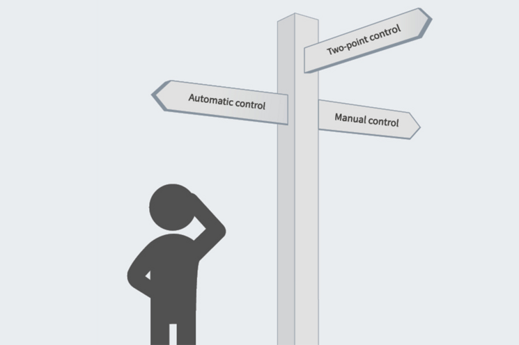 Different types of vacuum control 