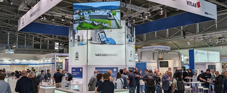 VACUUBRAND 在慕尼黑 analytica 展览会上的展台